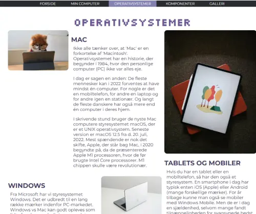 Operativsystemer