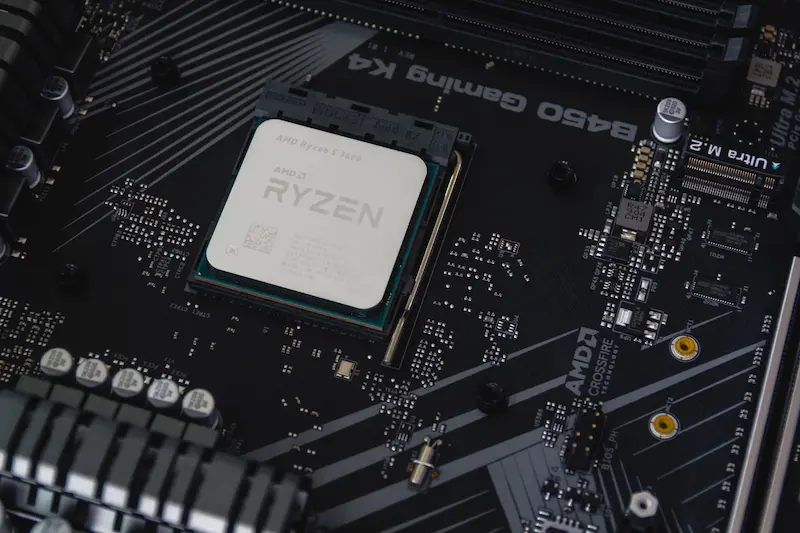 En processor i en PC